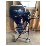 Tohatsu 4 stroke 15 hp boat motor