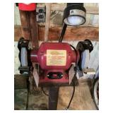 Northern  industrial bench grinder and stand