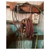 Air hose reel, hose, air chucks