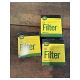 Three John Deere Oil Filters