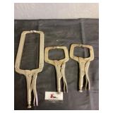 Adjustable hand clamps