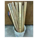 Advertiser yard sticks