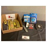 Tape measures and utility knives