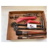 Misc Tools; Basin Wrenches, Flaring tool, brushes