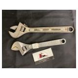 Adjustable wrenches