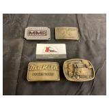 Collectable belt buckles
