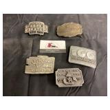 Collectable belt buckles