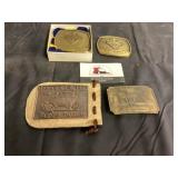 Collectable belt buckles