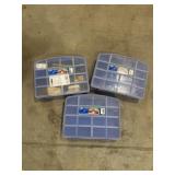 Storage organizers with misc hardware