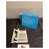 Metal advertising rain gauge no glass