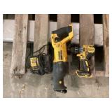Dewalt Drill and Sawzaw