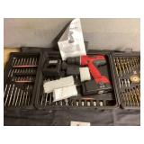 Cordless drill set
