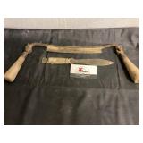 Draw knife and knife