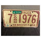 Nebraska license plate