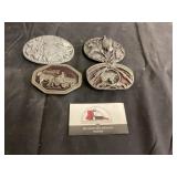 Collectable belt buckles