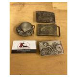 Collectable belt buckles