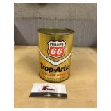 Phillips 66 cardboard oil can