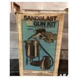 Sandblast gun kit