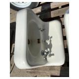 Cast iron sink