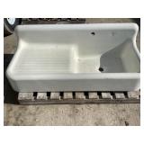 Cast iron sink