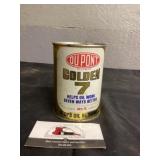 Golden 7 cardboard oil can