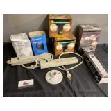 Lights and outlet strips