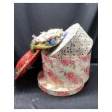 Hat boxes and hats
