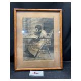 Framed The Patchwork Quilt Print