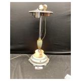 Art deco floor light metal ash tray