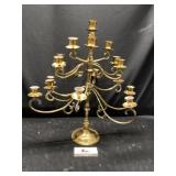 Brass candelabra