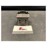 Vintage Cast Iron Bank Building