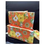 Seat cushion covers and table cover