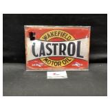Castrol metal sign