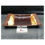 Pfaltzgraff brown drip large ashtray
