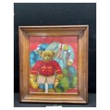 Framed Paper Teddy Bears