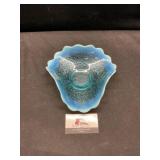 Jefferson opalescent blue dish