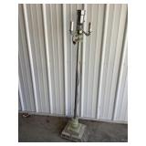 Metal floor lamp
