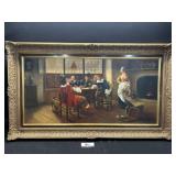 Canvas Pub Painting marked