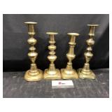 Brass candlesticks