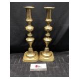 Brass candle sticks