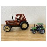 Hesston and Deutz toy tractors