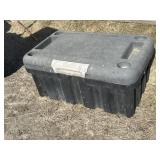 Heavy duty plastic tote