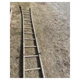 14 ft wooden ladder