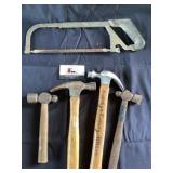 Saw and hammers