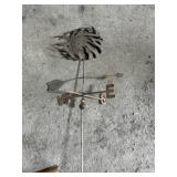 Modern metal sun weather vane