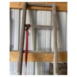 8 ft wooden ladder