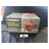 Electric chainsaw sharpener