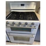 KitchenAid double oven propane stove