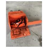 ECHO chainsaw and case