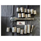 1/2 drive ratchet and sockets